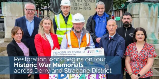 esc Restoration begins on four Historic War Memorials across Derry and Strabane District web